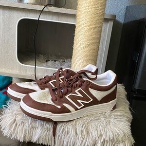 New Balance 480 Chocolate and Cream Sneakers